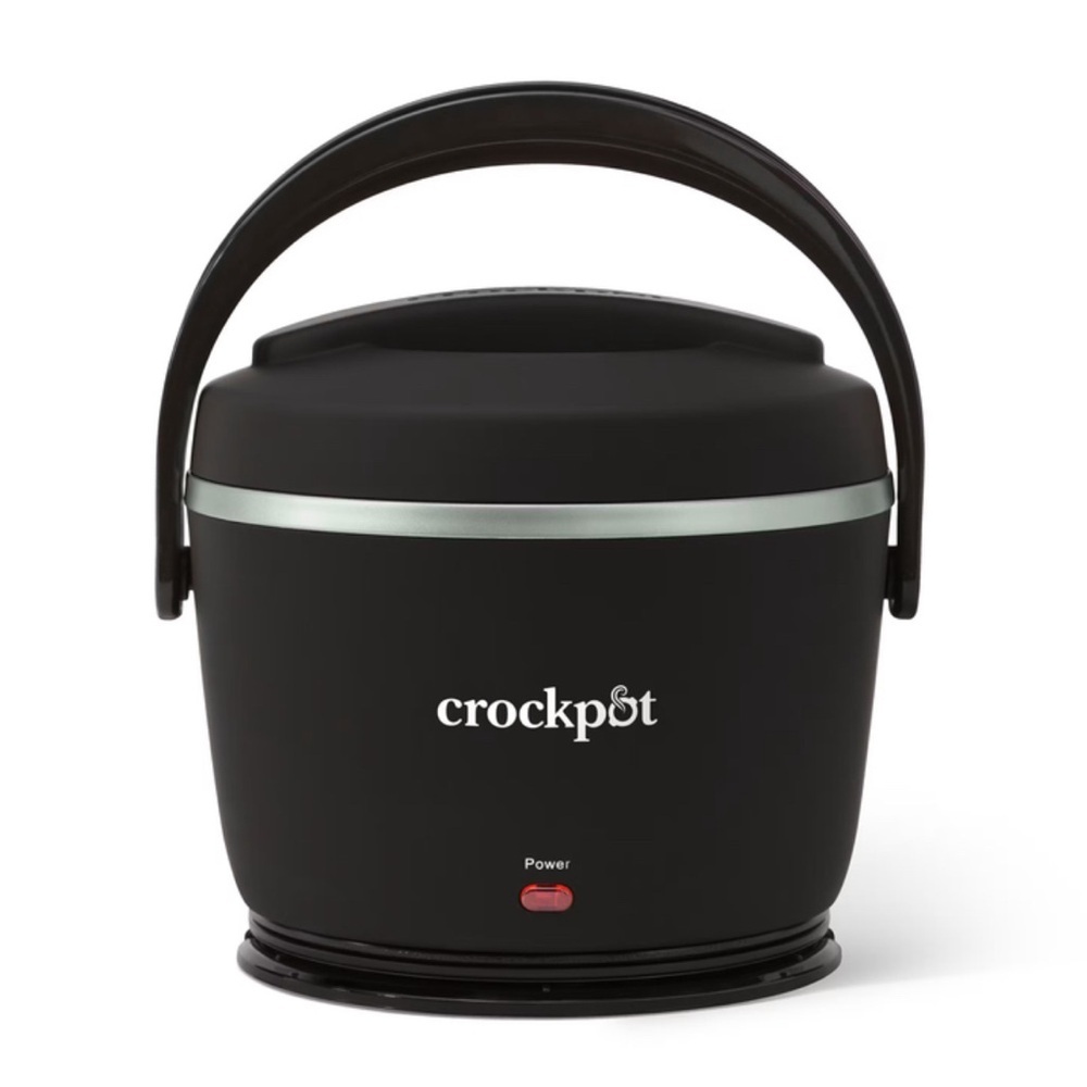 Mini Crock-Pot® Lunch Crock® Food Warmer 20 oz, Matte Black, Smooth Surface - Picture 1 of 6